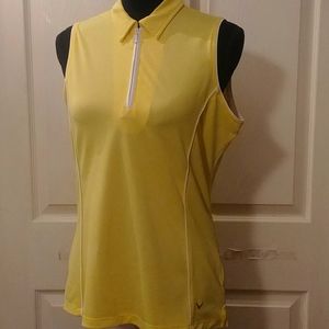 Gallaway Yellow Golf Tank Top M